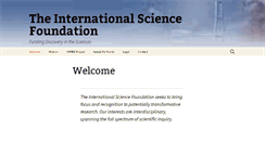 Desktop Screenshot of isciencefoundation.org